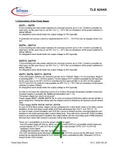 浏览型号TLE6244X的Datasheet PDF文件第4页