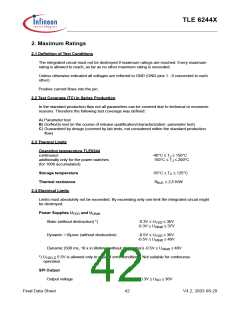 浏览型号TLE6244X的Datasheet PDF文件第42页