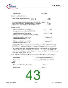 浏览型号TLE6244X的Datasheet PDF文件第43页