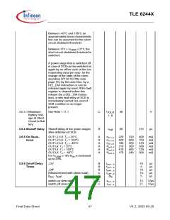 浏览型号TLE6244X的Datasheet PDF文件第47页