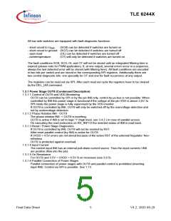 浏览型号TLE6244X的Datasheet PDF文件第5页