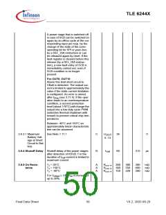 浏览型号TLE6244X的Datasheet PDF文件第50页