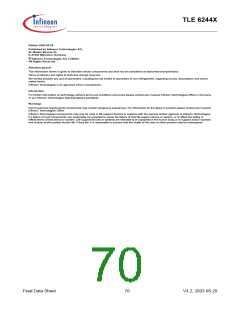 浏览型号TLE6244X的Datasheet PDF文件第70页