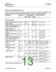 浏览型号TLE6250GV33的Datasheet PDF文件第13页