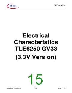 浏览型号TLE6250GV33的Datasheet PDF文件第15页