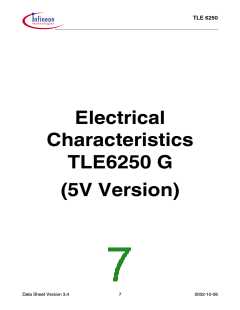 浏览型号TLE6250GV33的Datasheet PDF文件第7页