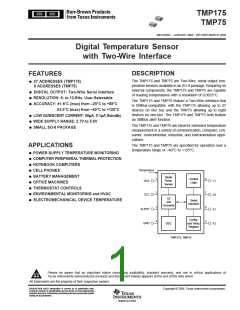浏览型号TMP75的Datasheet PDF文件第1页