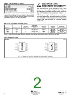 浏览型号TMP75的Datasheet PDF文件第2页
