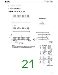 浏览型号UPD6121的Datasheet PDF文件第21页