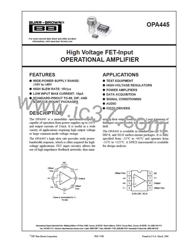 OPA445图片预览