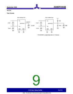 浏览型号ASM5P2304BG-2-08-ST的Datasheet PDF文件第9页