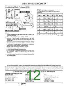 浏览型号CA3146的Datasheet PDF文件第12页
