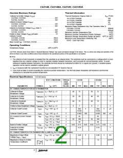 浏览型号CA3146的Datasheet PDF文件第2页