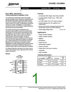 浏览型号CA3280E的Datasheet PDF文件第1页
