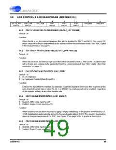 浏览型号CS42448-DQZ的Datasheet PDF文件第49页
