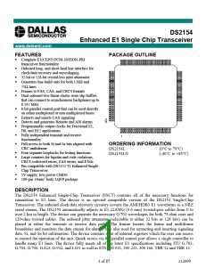 浏览型号DS2154LN的Datasheet PDF文件第1页