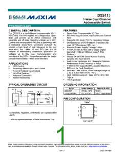 浏览型号DS2413P的Datasheet PDF文件第1页