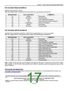 浏览型号DS2413P的Datasheet PDF文件第17页