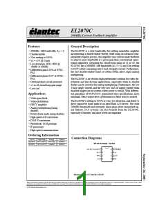 浏览型号EL2070C的Datasheet PDF文件第1页