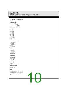 浏览型号EL2074CN的Datasheet PDF文件第10页