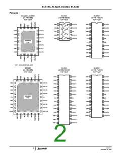 浏览型号EL5323CRZ-T7的Datasheet PDF文件第2页