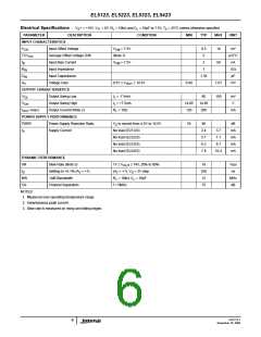 浏览型号EL5323CRZ-T7的Datasheet PDF文件第6页