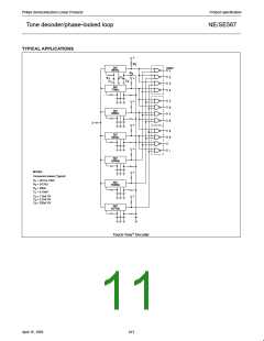 浏览型号NE567的Datasheet PDF文件第11页