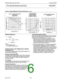 浏览型号NE567的Datasheet PDF文件第6页
