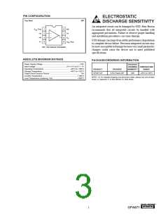 浏览型号OPA671AP的Datasheet PDF文件第3页