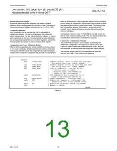 浏览型号P87LPC764BN的Datasheet PDF文件第13页