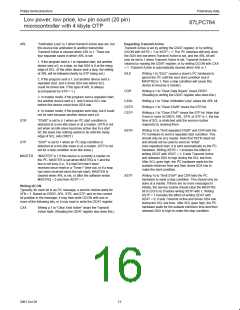 浏览型号P87LPC764BN的Datasheet PDF文件第16页