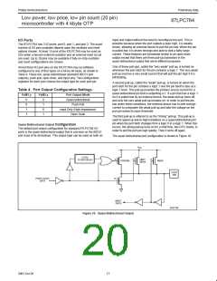 浏览型号P87LPC764BN的Datasheet PDF文件第20页