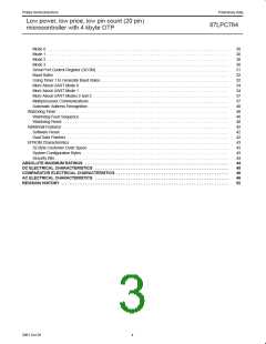 浏览型号P87LPC764BN的Datasheet PDF文件第3页