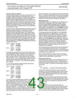 浏览型号P87LPC764BN的Datasheet PDF文件第43页