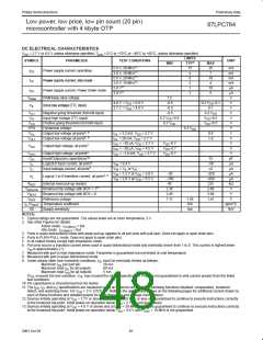 浏览型号P87LPC764BN的Datasheet PDF文件第48页