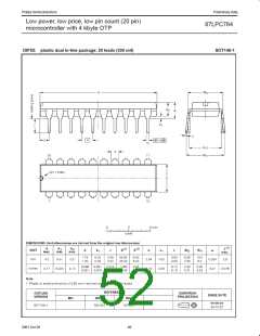 浏览型号P87LPC764BN的Datasheet PDF文件第52页