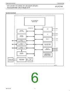 浏览型号P87LPC764BN的Datasheet PDF文件第6页