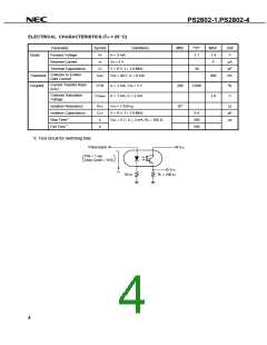浏览型号PS2802-4的Datasheet PDF文件第4页