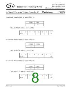 浏览型号PT2258的Datasheet PDF文件第8页