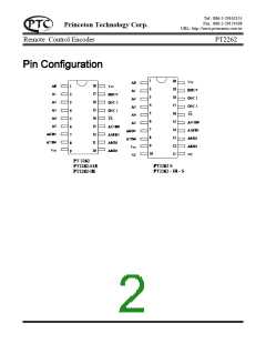 浏览型号PT2262的Datasheet PDF文件第2页