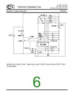 浏览型号PT2262的Datasheet PDF文件第6页