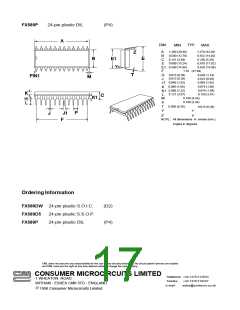 浏览型号FX589的Datasheet PDF文件第17页