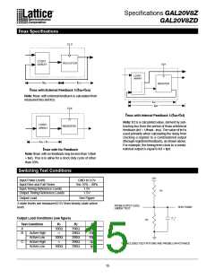 浏览型号GAL20V8ZD-15QP的Datasheet PDF文件第15页