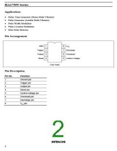浏览型号HA17555的Datasheet PDF文件第2页