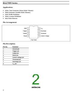 浏览型号HA17555PS的Datasheet PDF文件第2页