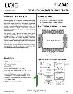 浏览型号HI-8040的Datasheet PDF文件第1页