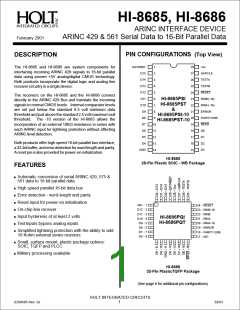 浏览型号HI-8686PQI的Datasheet PDF文件第1页