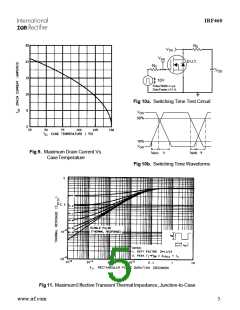 浏览型号IRF460的Datasheet PDF文件第5页