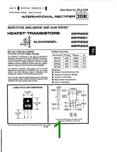 浏览型号IRFP250的Datasheet PDF文件第1页