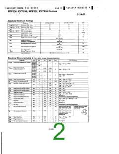 浏览型号IRFP250的Datasheet PDF文件第2页